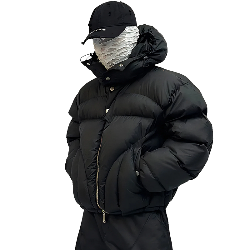 Puffer Jacket in Nightfall Black