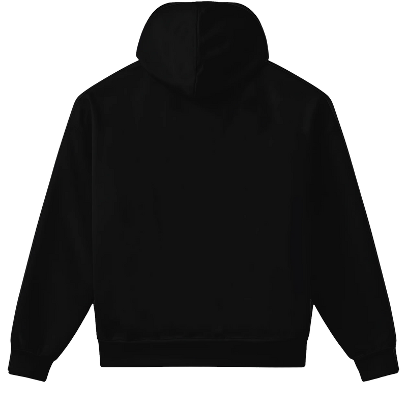 Icon Zipper Hoodie in Black